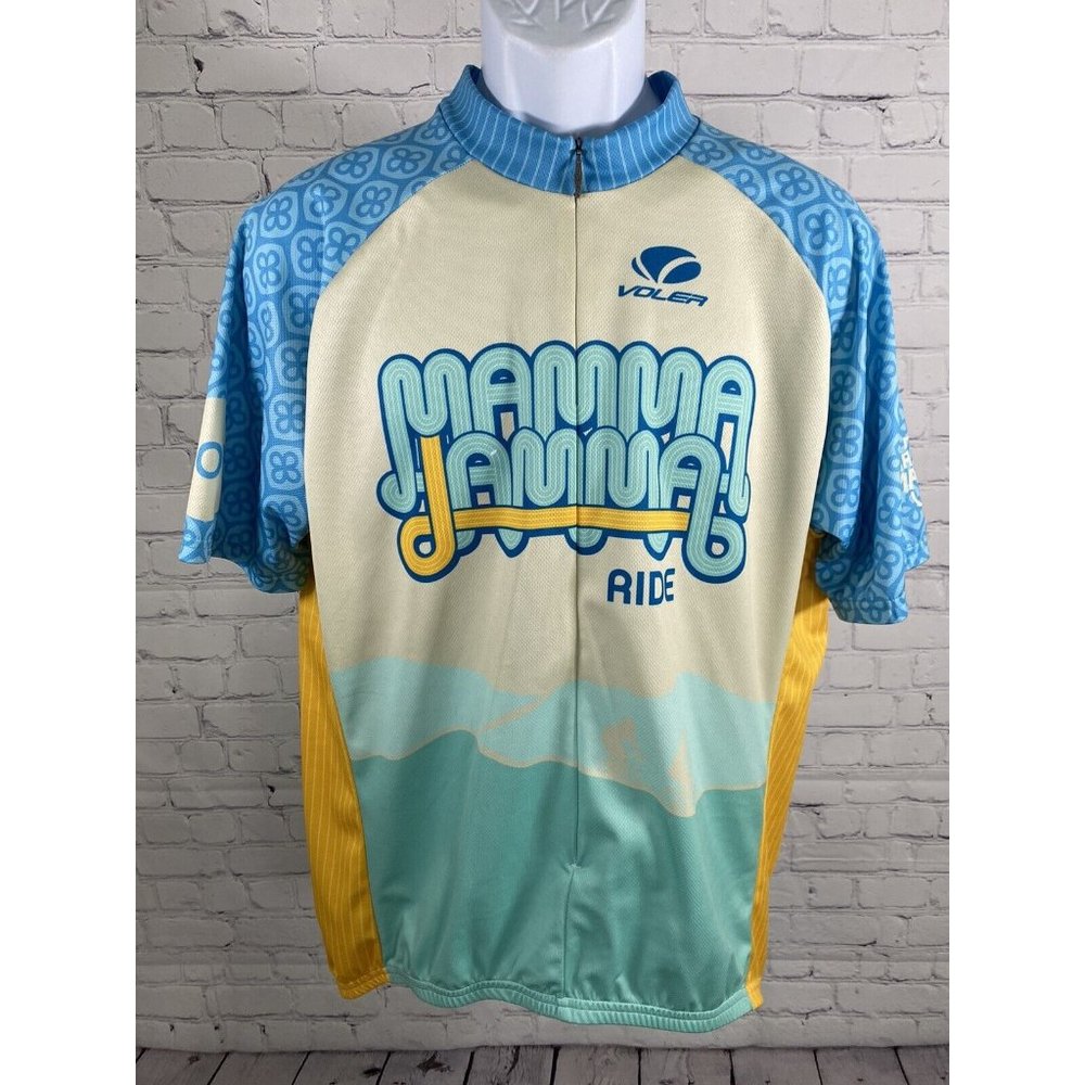 Voler Club Raglan Multicolor Texas Mamma Jamma 2009 Cycling Jersey Unisex 2XL